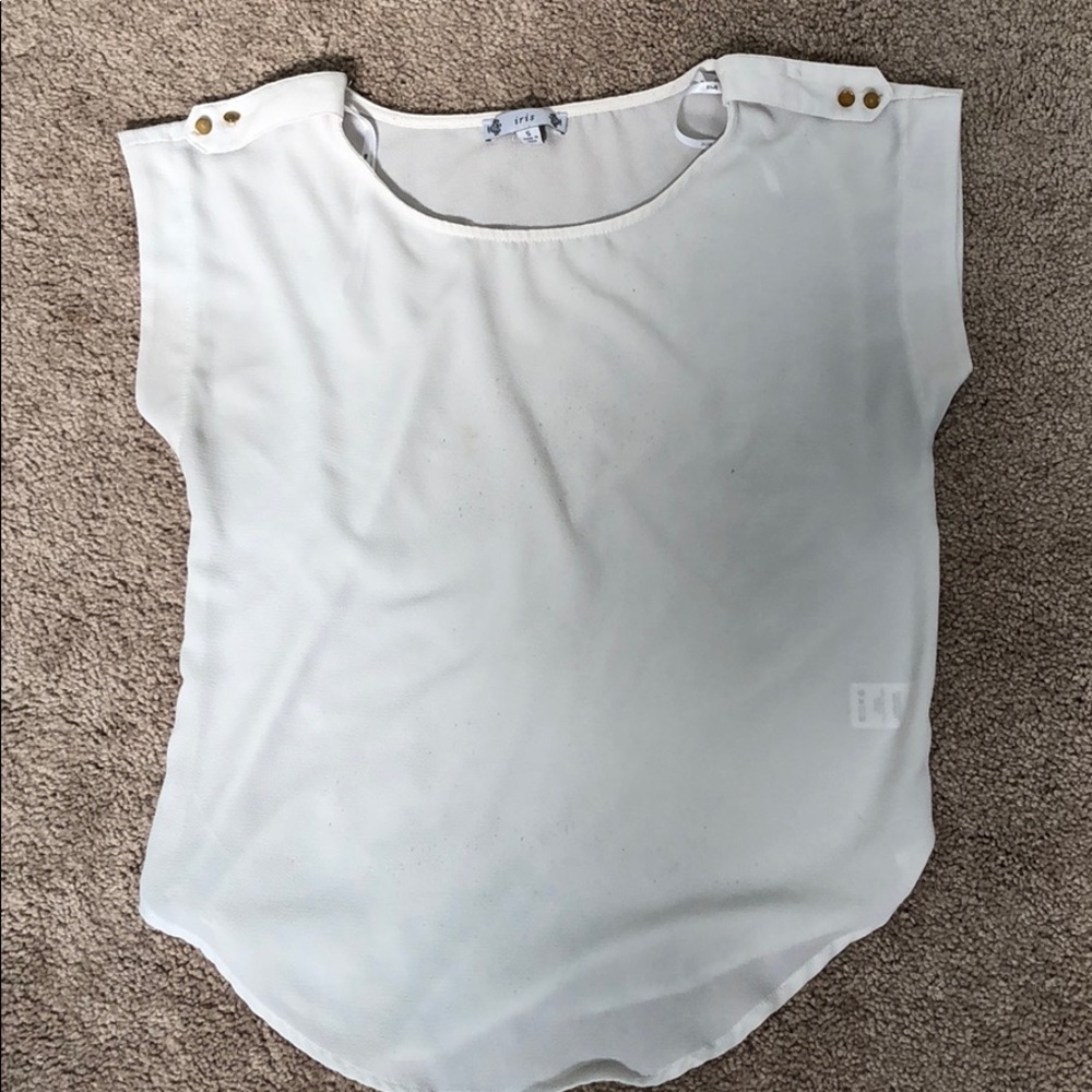 White go out shirt